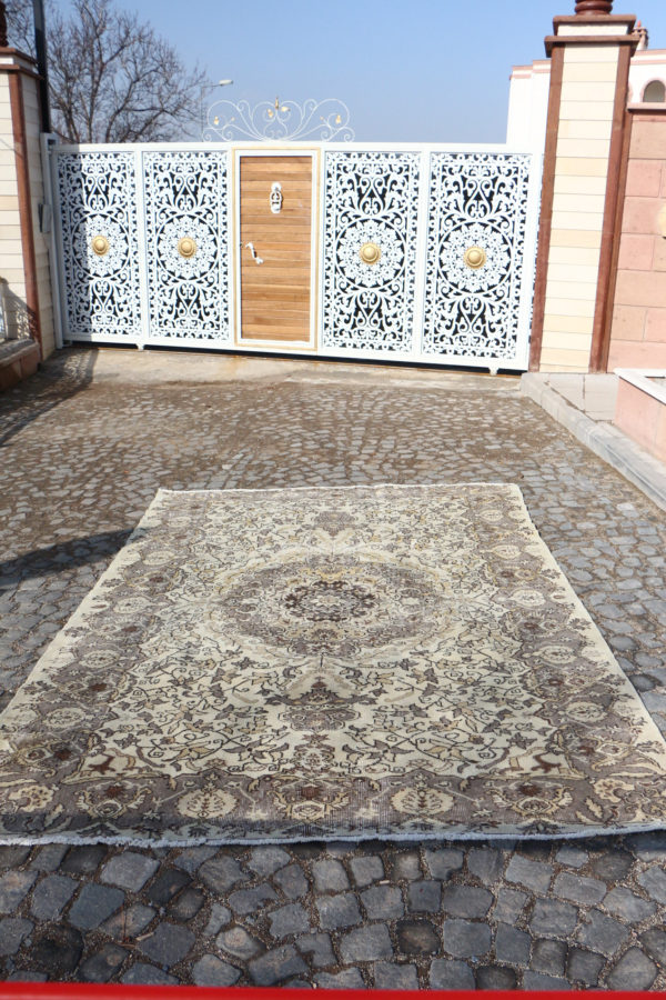 7 ft. x 9.8 ft. Vintage Turkish Rug TR57851 Image 2