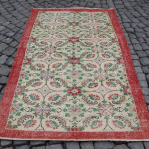 3.9 ft. x 6.6 ft. Vintage Turkish Rug TR89021 Image 1