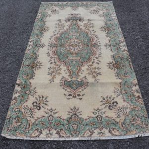 3.7 ft. x 6.8 ft. Vintage Turkish Rug TR96881 Image 1
