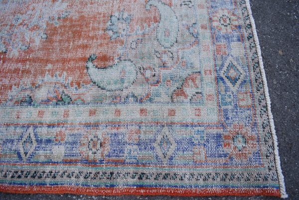 6.1 ft. x 10 ft. Vintage Turkish Rug TR41750 Image 4