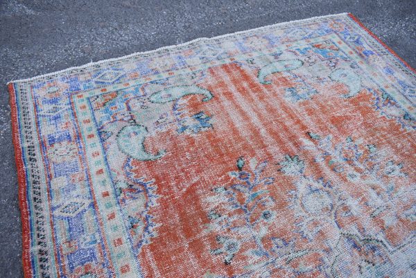 6.1 ft. x 10 ft. Vintage Turkish Rug TR41750 Image 6