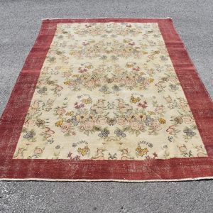 6.4 ft. x 9.1 ft. Vintage Turkish Rug TR42780 Image 1