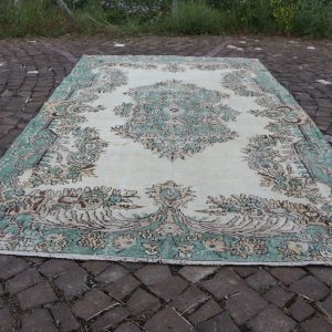5.9 ft. x 9.8 ft. Vintage Turkish Rug TR47200 Image 1