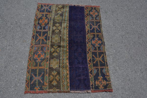 Vintage Patchwork Rug TR14694 Image 1