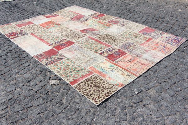 Vintage Patchwork Rug TR16394 Image 3