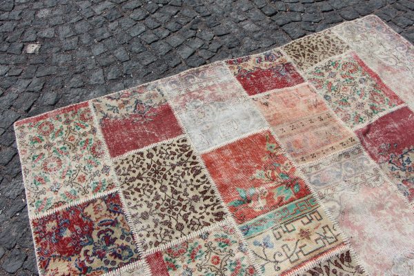 Vintage Patchwork Rug TR16394 Image 4