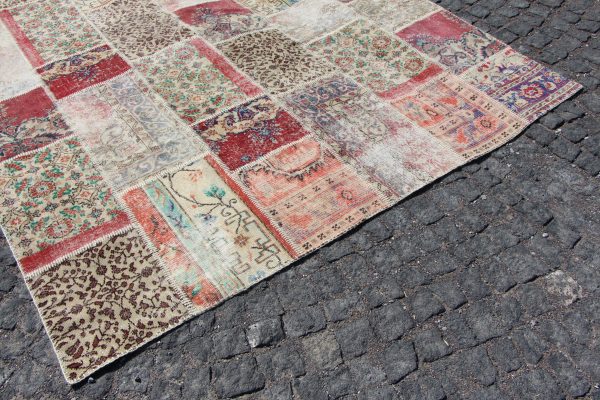 Vintage Patchwork Rug TR16394 Image 6