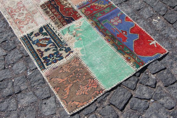 Vintage Patchwork Rug TR16524 Image 6