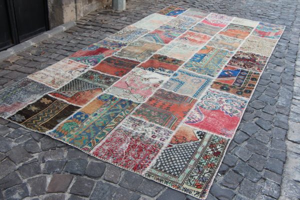 Vintage Patchwork Rug TR16694 Image 2