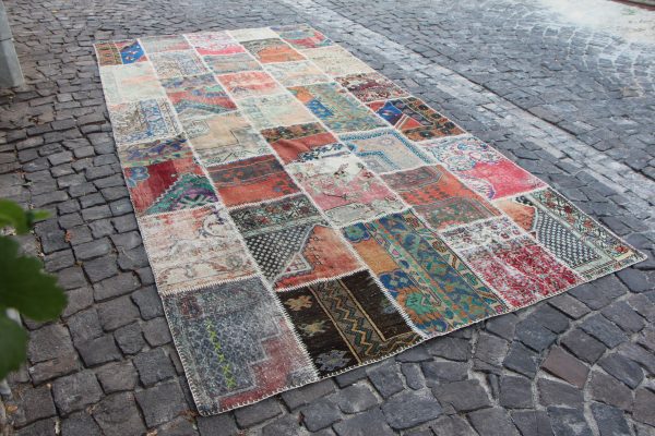 Vintage Patchwork Rug TR16694 Image 3