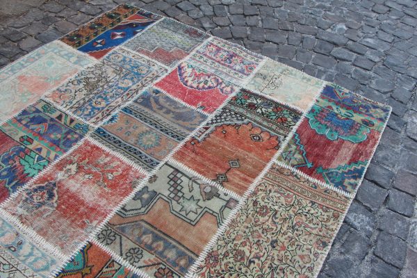 Vintage Patchwork Rug TR16694 Image 4