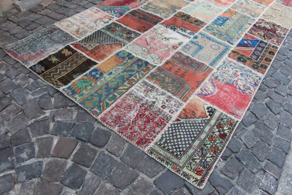 Vintage Patchwork Rug TR16694 Image 6