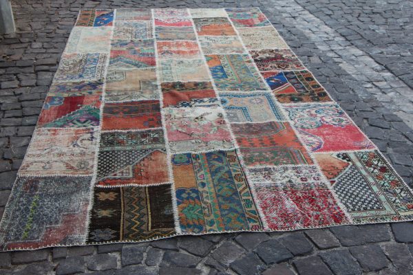 Vintage Patchwork Rug TR16694 Image 1