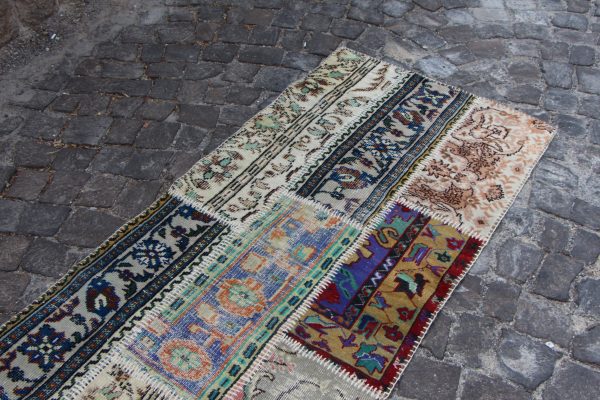 Vintage Patchwork Rug TR16704 Image 4