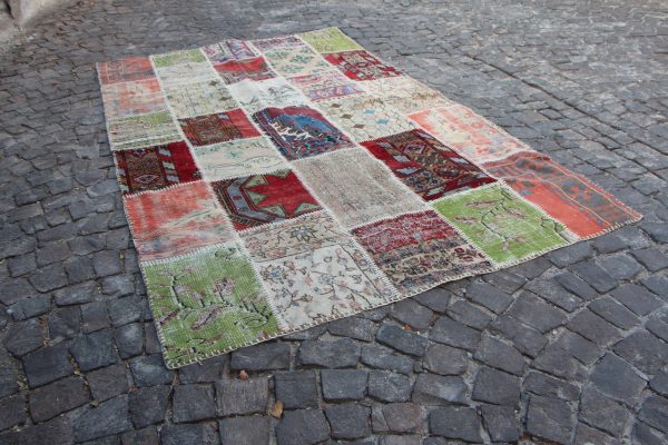 Vintage Patchwork Rug TR16794 Image 2