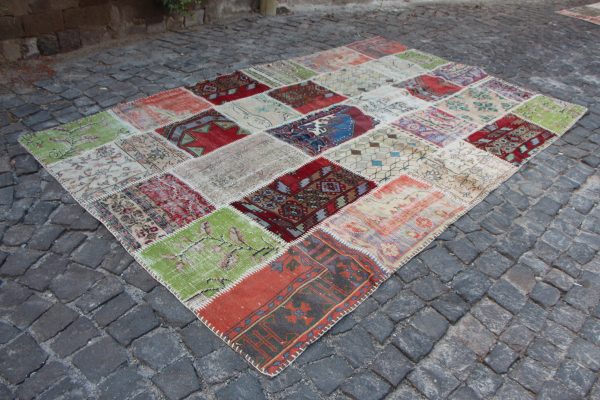 Vintage Patchwork Rug TR16794 Image 3