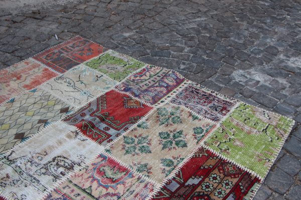Vintage Patchwork Rug TR16794 Image 4