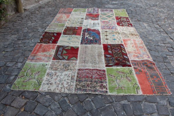 Vintage Patchwork Rug TR16794 Image 1