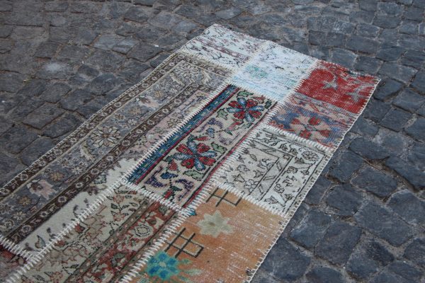 Vintage Patchwork Rug TR16804 Image 4