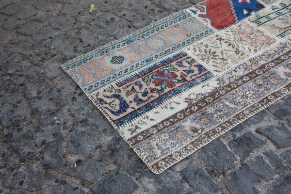 Vintage Patchwork Rug TR16804 Image 6