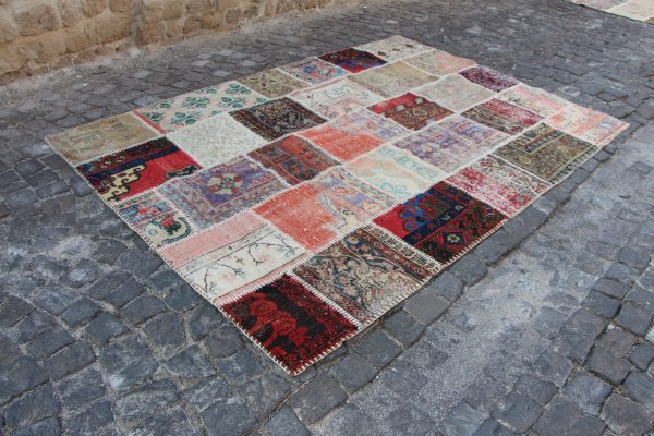 Vintage Patchwork Rug TR16834 Image 3
