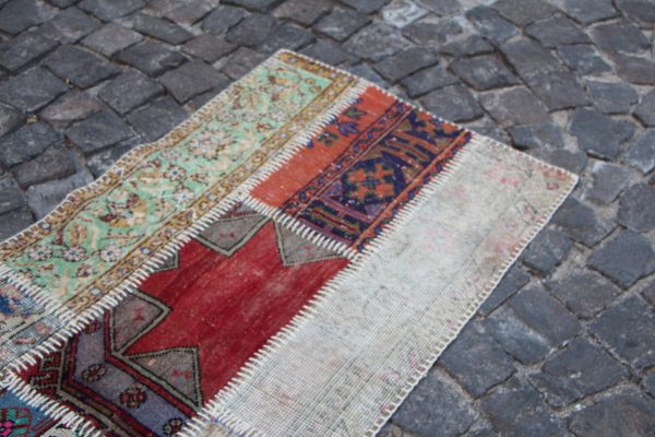 Vintage Patchwork Rug TR16844 Image 4