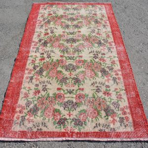 Vintage Turkish Rug TR80600 Image 1