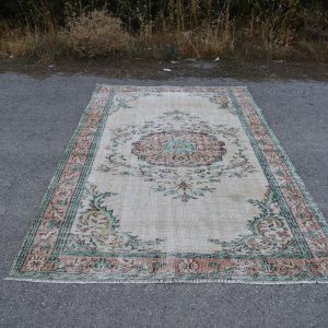 5.4 ft. x 8.8 ft. Vintage Turkish Rug TR90570 Image 1