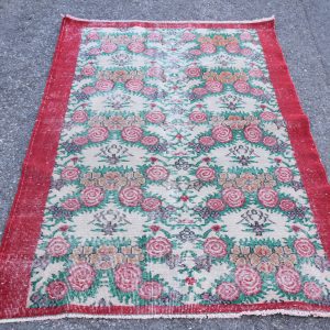 3.8 ft. x 6.7 ft. Vintage Turkish Rug TR93040 Image 1