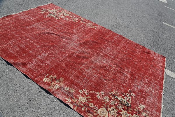 6.4 ft. x 10.1 ft. Vintage Overdyed Rug TR21513 Image 2