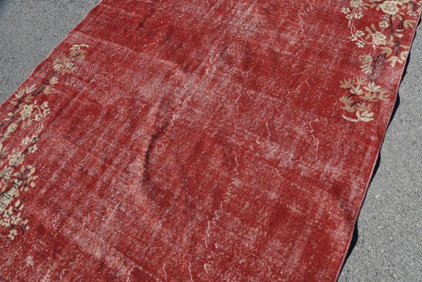 6.4 ft. x 10.1 ft. Vintage Overdyed Rug TR21513 Image 5