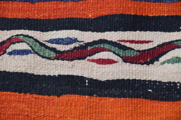 4.3 ft. x 10.7 ft. Vintage Kilim Rug TR46532 Image 6