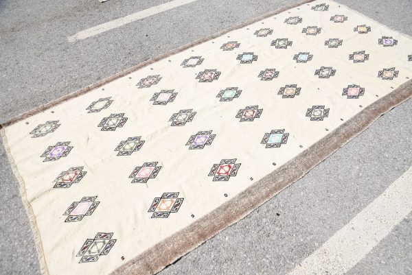 4.6 ft. x 9.6 ft. Vintage Kilim Rug TR46572 Image 4