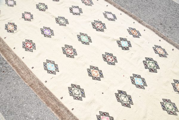 4.6 ft. x 9.6 ft. Vintage Kilim Rug TR46572 Image 5