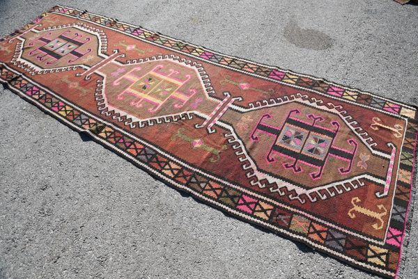 3.9 ft. x 11.8 ft. Vintage Kilim Rug TR46612 Image 2