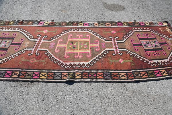 3.9 ft. x 11.8 ft. Vintage Kilim Rug TR46612 Image 3