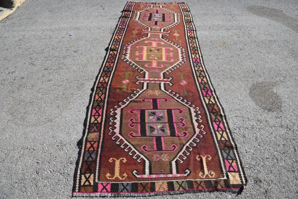 3.9 ft. x 11.8 ft. Vintage Kilim Rug TR46612 Image 1