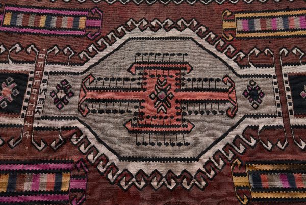 4.3 ft. x 13.5 ft. Vintage Kilim Rug TR46632 Image 6