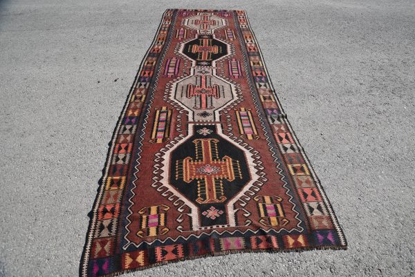 4.3 ft. x 13.5 ft. Vintage Kilim Rug TR46632 Image 1