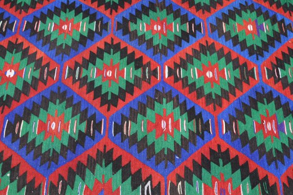 5.4 ft. x 10.9 ft. Vintage Kilim Rug TR46652 Image 5