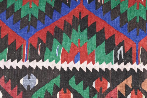 5.4 ft. x 10.9 ft. Vintage Kilim Rug TR46652 Image 6