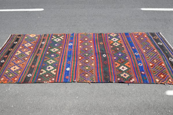 4.6 ft. x 10.1 ft. Vintage Kilim Rug TR46692 Image 4