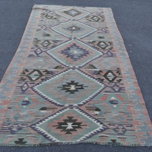4.8 ft. x 9.6 ft. Vintage Kilim Rug TR48912 Image 1