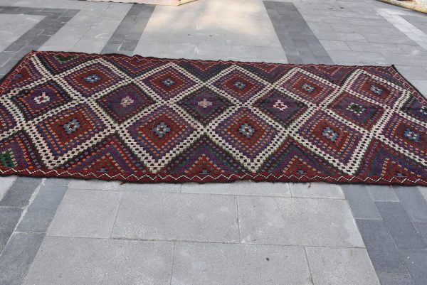 5.3 ft. x 11.4 ft. Vintage Kilim Rug TR15042 Image 4