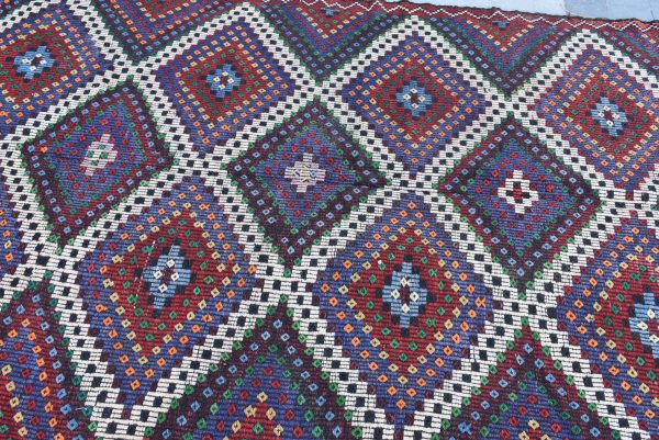 5.3 ft. x 11.4 ft. Vintage Kilim Rug TR15042 Image 5