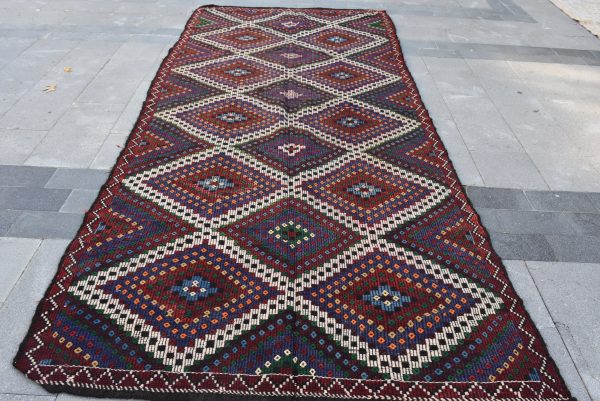 5.3 ft. x 11.4 ft. Vintage Kilim Rug TR15042 Image 1