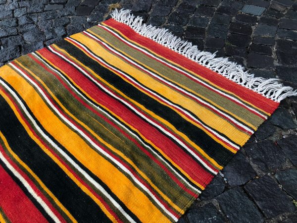 3.1 ft. x 10.3 ft. Vintage Kilim Rug TR49572 Image 6