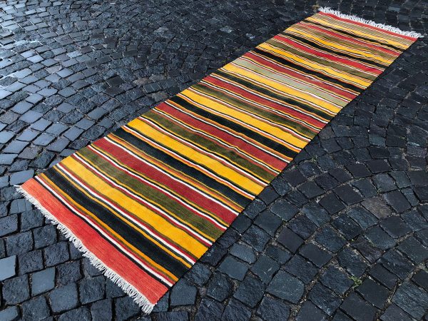 3.1 ft. x 10.3 ft. Vintage Kilim Rug TR49572 Image 1