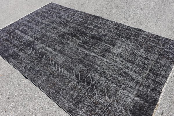 5.3 ft. x 8.9 ft. Vintage Overdyed Rug TR22363 Image 4