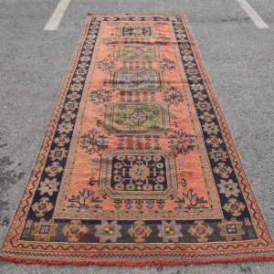 4.5 ft. x 11.4 ft. Vintage Turkish Rug TR70965 Image 1